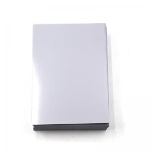 Λευκή ανθεκτική στη θερμότητα σιλικόνη Πλαστικό φύλλο A4 μέγεθος φύλλο PET για την παραγωγή ταυτότητας