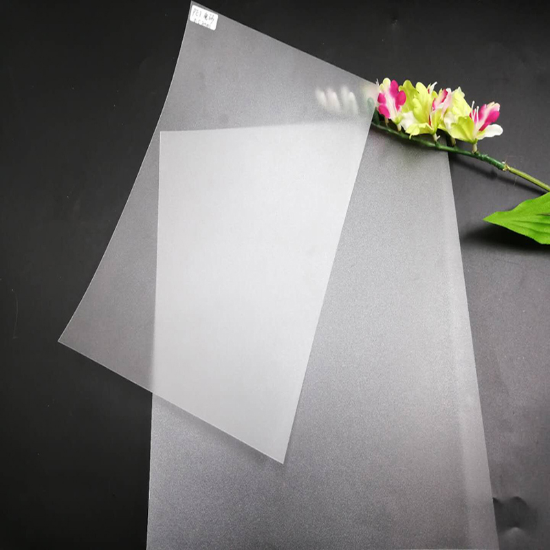Υψηλής ποιότητας 0,5 mm παγωμένο πλαστικό PET λεπτό φύλλο για εκτύπωση επαγγελματικών καρτών ή ετικέτες ένδυσης