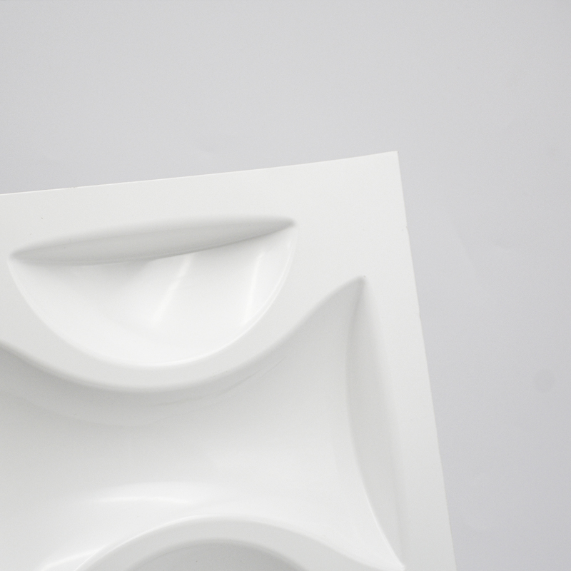 Μοντέρνο πλαστικό τείχος πάνελ για εσωτερική διακόσμηση 1 χιλιοστών πάχους λευκού PVC