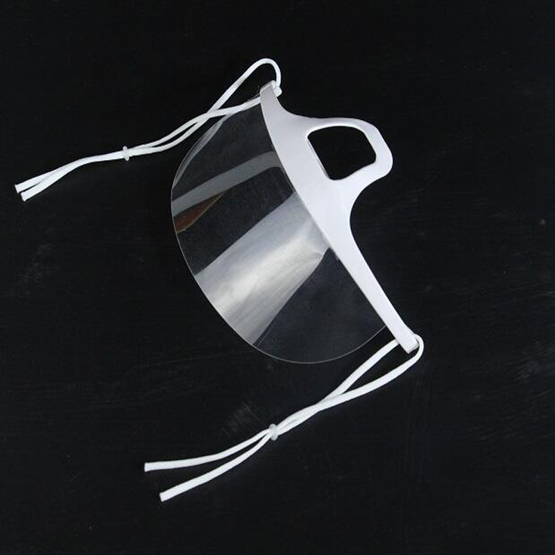 Πλαστικό κάλυμμα στοματικής μάσκας μίας χρήσης Διαφανές κάλυμμα στόματος υγιεινής