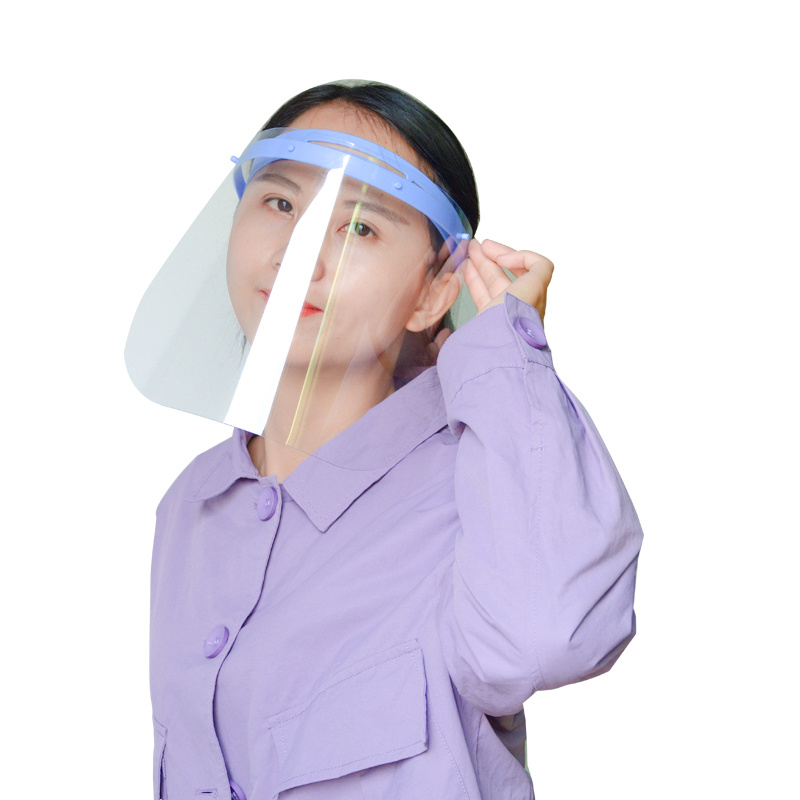 0,25 mm Anti Splash Reusable Dental Visor Clear Clear Adjustable Face Shield προς πώληση